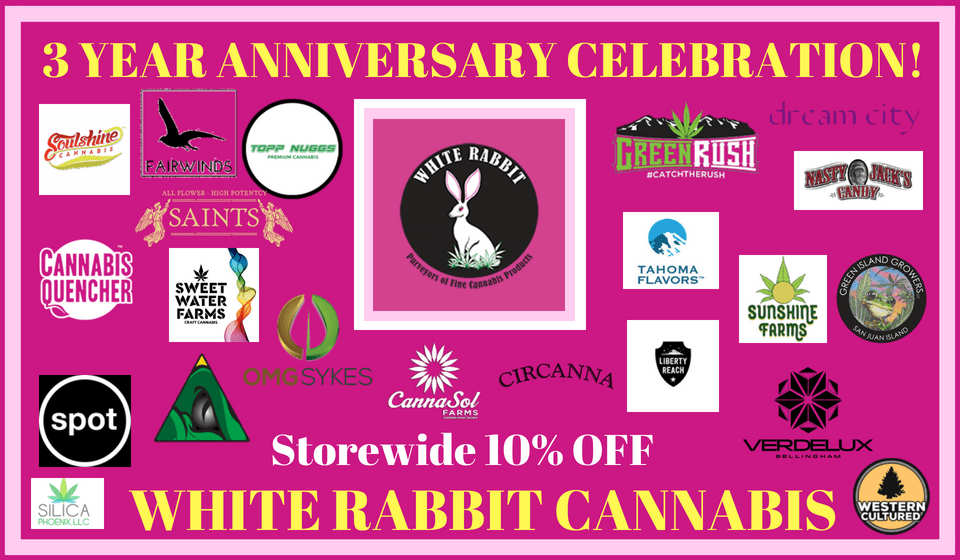 white rabbit anniversary