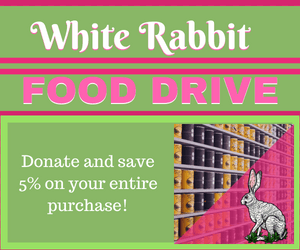 Edmonds food bank White Rabbit Food Drive