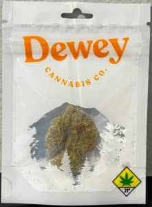 flora d'explora strain in packaging from Dewey Cannabis