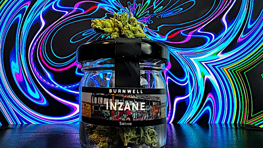 Inzane by Burnwell with Bud on Jar