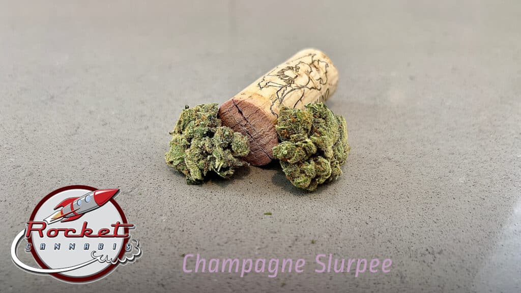 Chapagne Slurpee Header Image with buds and cork